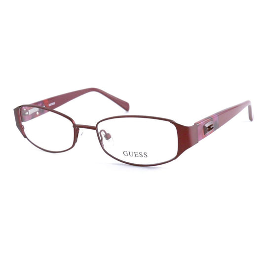 Guess Eyeglasses Womens GU2411 RD Red 52 17 135 Frames Oval - megafashion11Monturas