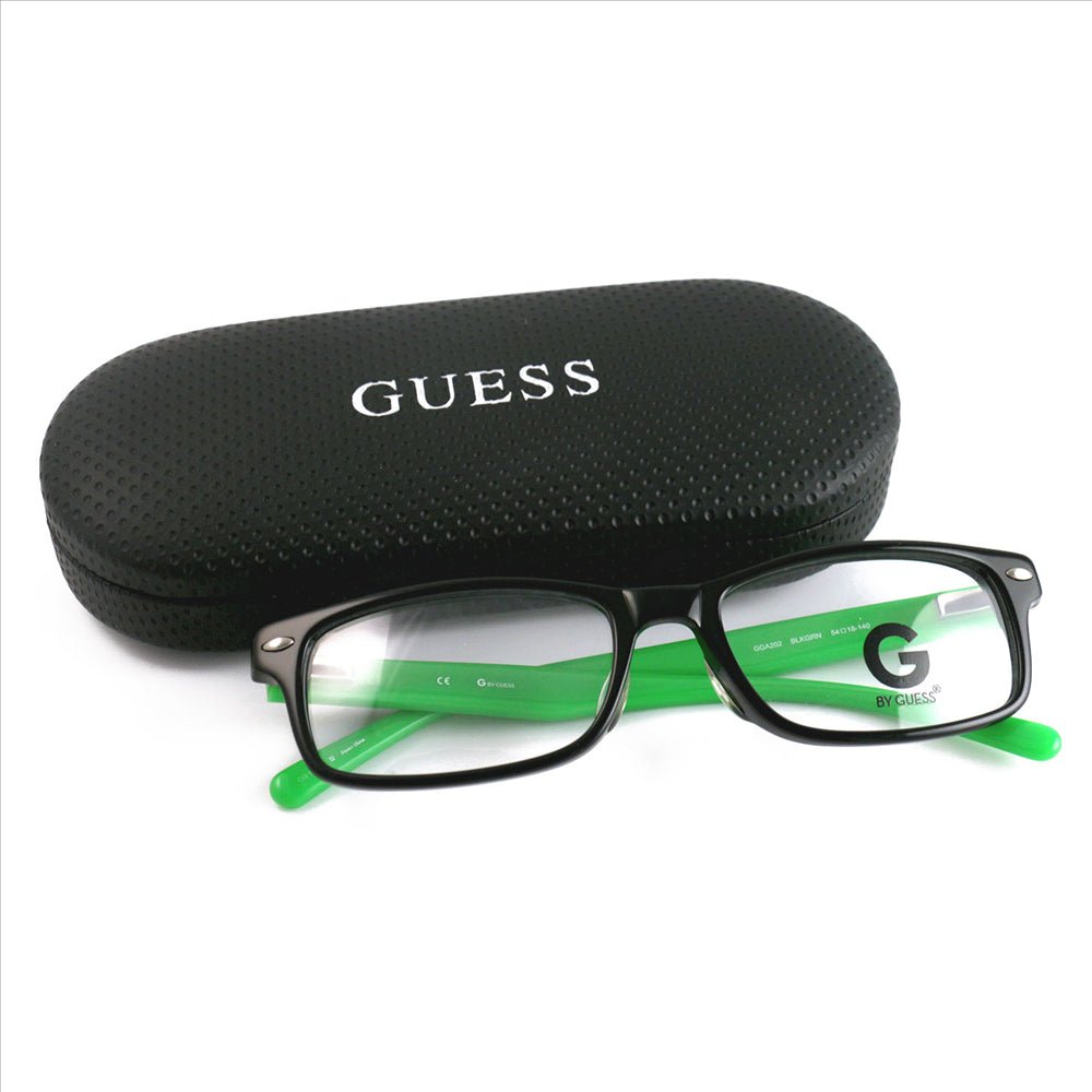 Guess Womens Eyeglasses GGA 202 BLKGRN Black/Green 54 18 140 Frames Rectangle - megafashion11Monturas