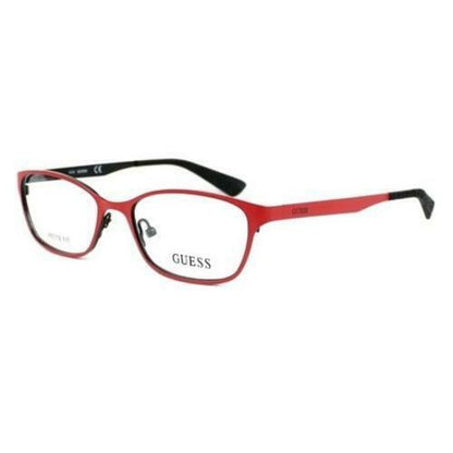 Guess Womens Metal Frames Eyeglasses 2563 067 Red/Black 52 16 135 - megafashion11Monturas