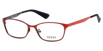 Guess Womens Metal Frames Eyeglasses 2563 067 Red/Black 52 16 135 - megafashion11Monturas