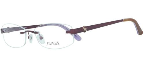 Guess Womens Oval Frameless Eyeglasses Frames PUR Purple 54 17 135 - megafashion11Monturas