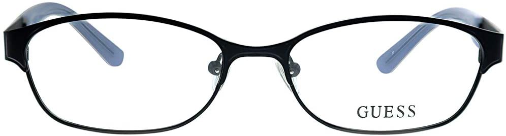 Guess Womens's Eyeglasses GU 2353 B84 Satin Black 53 16 135 Frames Oval - megafashion11Monturas