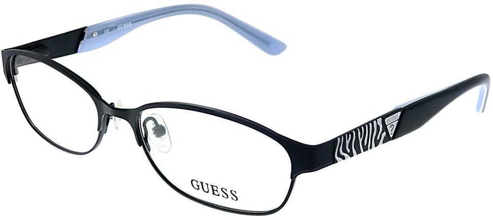 Guess Womens's Eyeglasses GU 2353 B84 Satin Black 53 16 135 Frames Oval - megafashion11Monturas