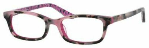 JUICY COUTURE Womens Eyeglasses 924 0RVX Havana Pink 46 15 125 Rectangle - megafashion11Monturas