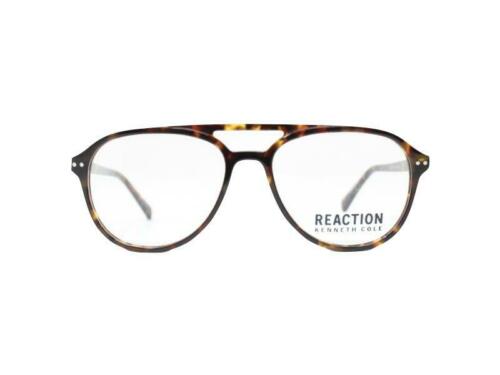 Kenneth Cole Reaction Eyeglasses for Men KC0818/V 050 Aviator Havana 54-16-140 - megafashion11Monturas