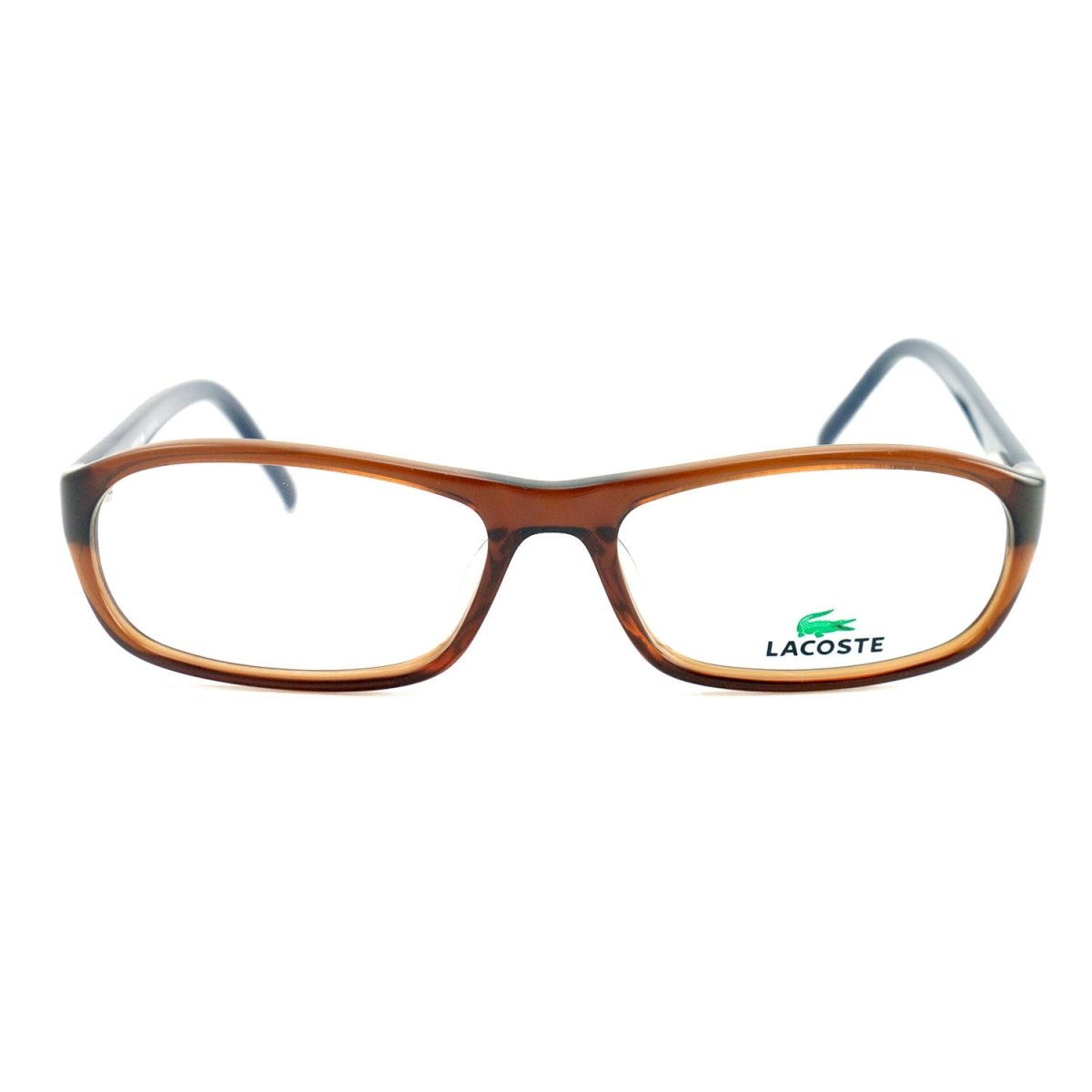 Lacoste Men Eyeglasses Brown/Navy Oval L2621 210 Frames 54 16 140 - megafashion11Monturas