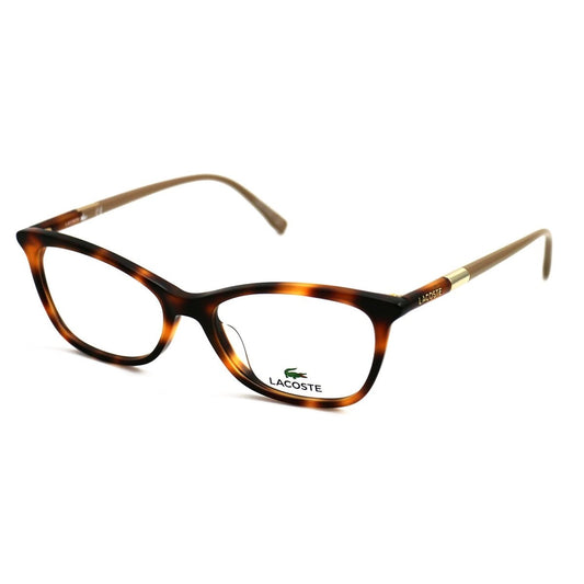 Lacoste Womens Eyeglasses L2791 214 Havana Frames 52 16 140 Cat Eye - megafashion11Monturas