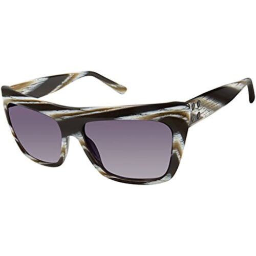 L.A.M.B. Women Sunglasses LA 513 Horn/Grey Cat Eye 100%UV/UV400 56-16-135 - megafashion11Sunglasses