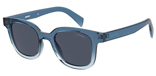 Levi's LV 1010/S Rectangular Sunglasses, Blue, 48mm, 21mm - megafashion11Sunglasses