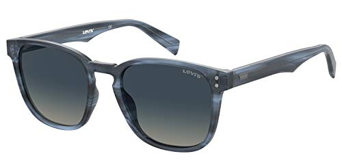 Levi's LV 5008/S Square Sunglasses, Blue, 52mm, 18mm - megafashion11Sunglasses