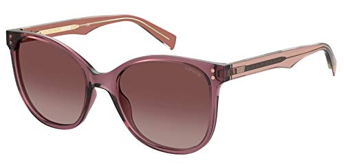 Levi's LV 5009/S Square Sunglasses, Pink, 56mm, 19mm - megafashion11Sunglasses