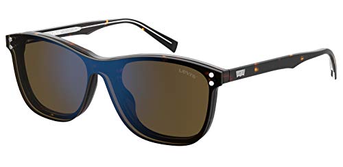 Levi's Men's LV 5013/CS Rectangular Sunglasses, Brown, 53mm, 18mm - megafashion11Sunglasses