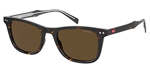 Levi's Men's Lv 5016/S Sunglasses, Havana/Brown, 52mm, 19mm - megafashion11Sunglasses