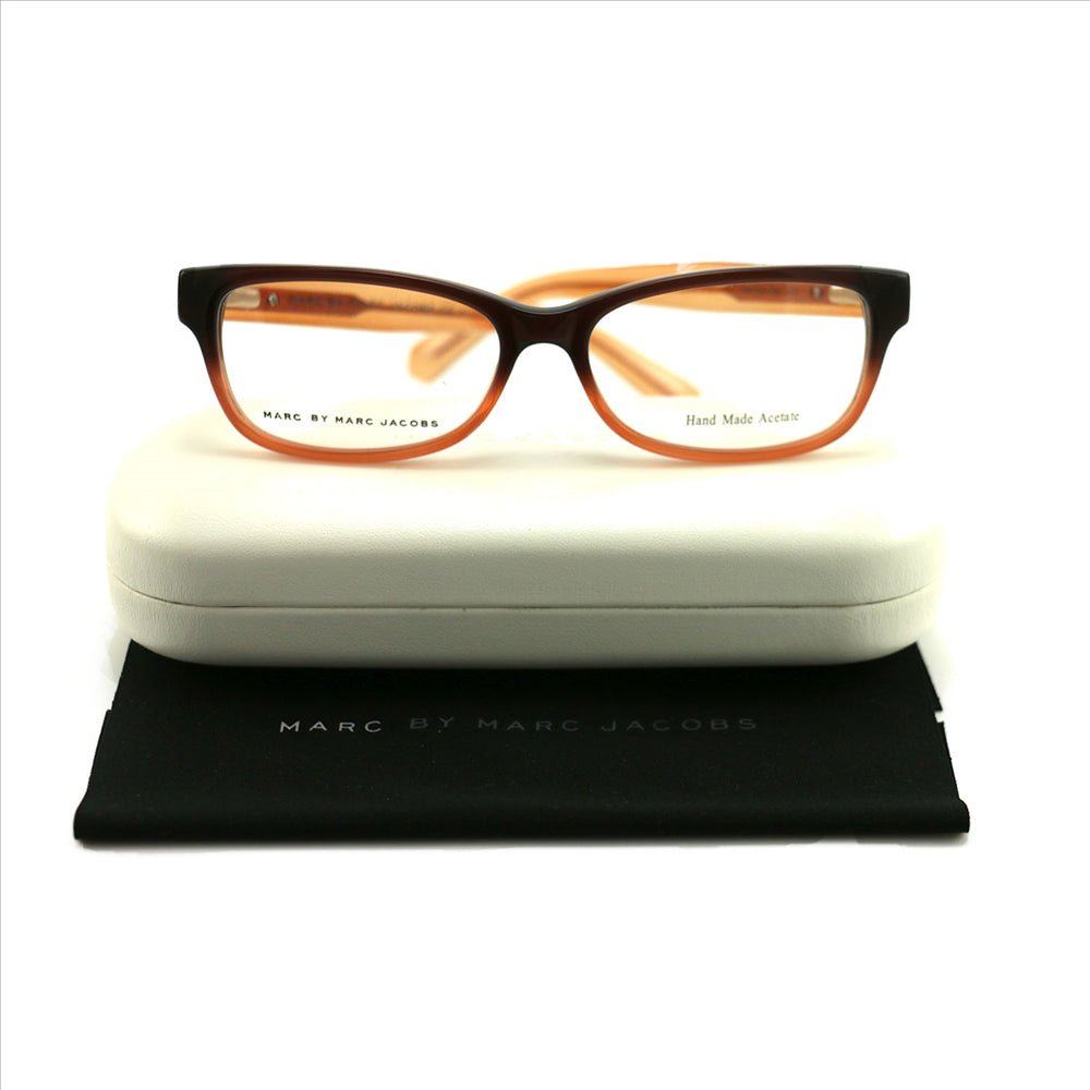 Marc by Marc Jacobs Womens Eyeglasses 598 05XM Brown/Orange 52 15 140 Rectangle - megafashion11Monturas