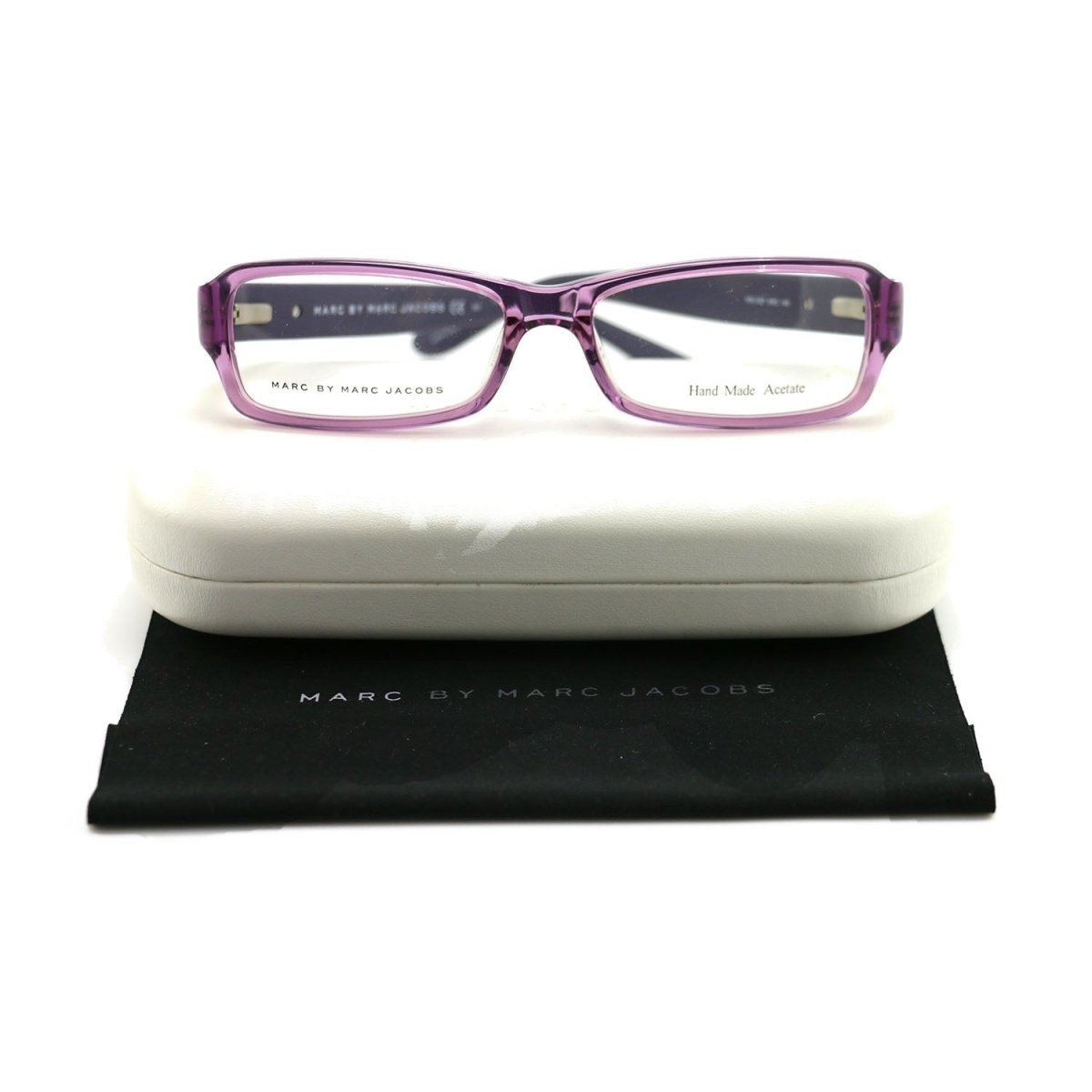 Marc by Marc Jacobs Women's Eyeglasses MMJ 567 5W3 Transparent/Violet 52 15 135 - megafashion11Monturas