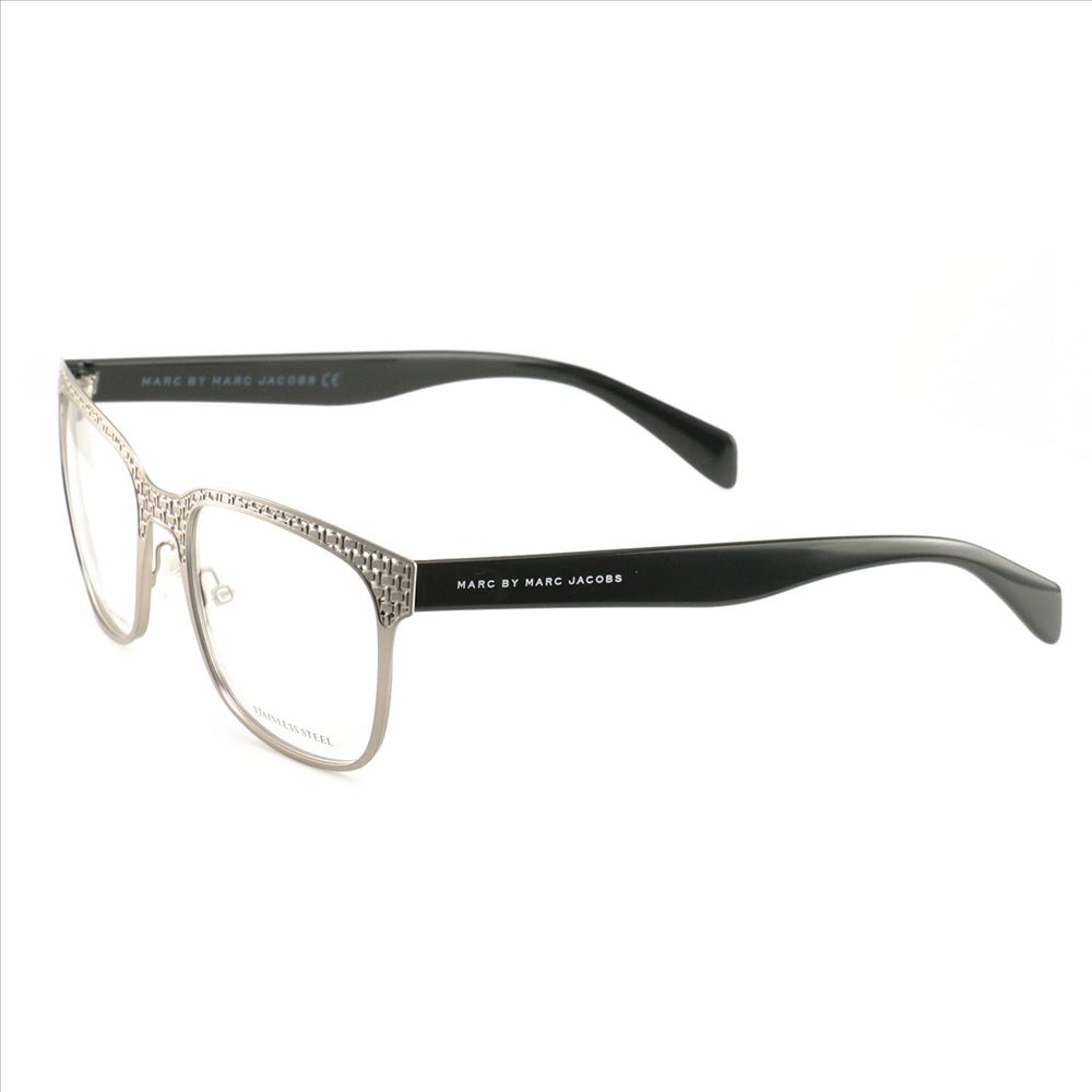 Marc by Marc Jacobs Womens's Eyeglasses 613 TRH Ruthenium Black 53 18 145 Square - megafashion11Monturas