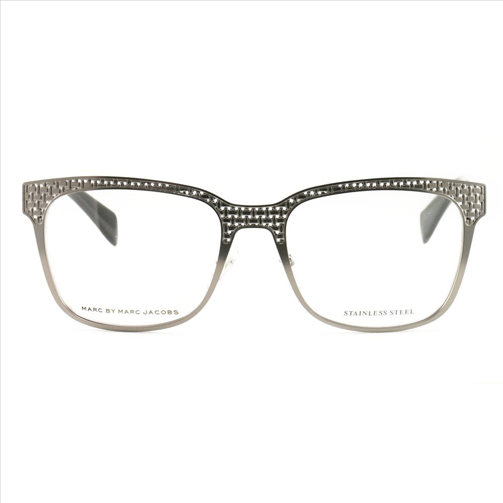 Marc by Marc Jacobs Womens's Eyeglasses 613 TRH Ruthenium Black 53 18 145 Square - megafashion11Monturas