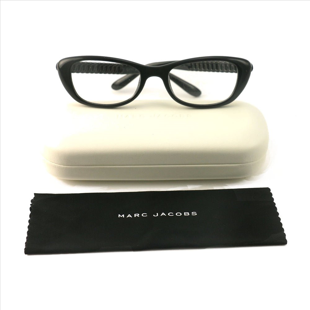 Marc Jacobs Womens Eyeglasses MMJ569 0D28 Black 49 18 140 Frames Cat Eye - megafashion11Monturas