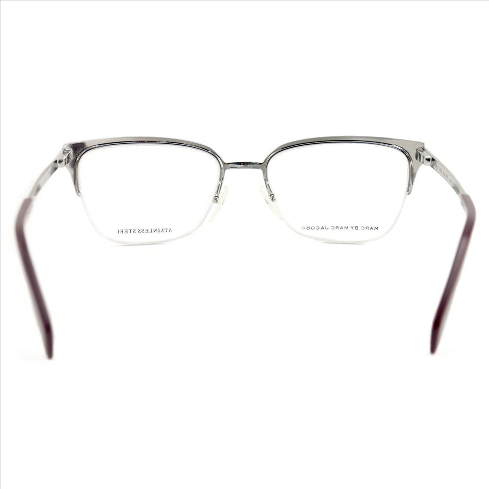 Marc Jacobs Womens Eyeglasses MMJ658 MV1 Shiny Red 50 17 135 Semi Rimless Square - megafashion11Monturas