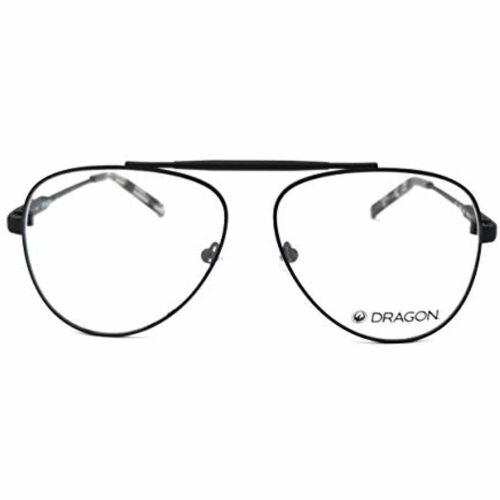 Men Eyeglasses Frames Aviator Metal DR 197 DEE 002 BLACK TORTOISE 56-13-145 - megafashion11Monturas