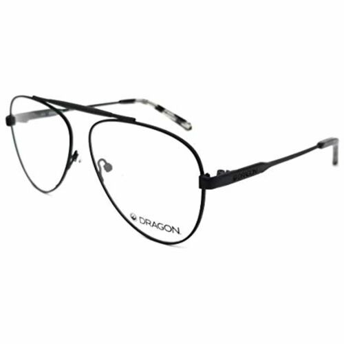 Men Eyeglasses Frames Aviator Metal DR 197 DEE 002 BLACK TORTOISE 56-13-145 - megafashion11Monturas