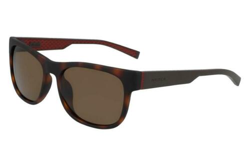 Nautica Men Sunglasses N6243S Matte Dark Tortoise/Brown Polarized 100%UV - megafashion11Sunglasses