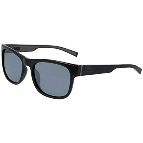 Nautica Men Sunglasses N6243S Rectangle Black/Silver Mirrored Polarized 56-18 - megafashion11Sunglasses