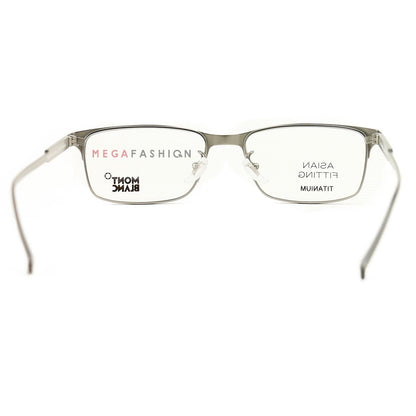 New Montblanc Eyeglasses MB 627F 015 Titanium Metal 54 17 145 Authentic - megafashion11Monturas
