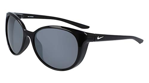 Nike CT8234-010 Essence Sunglasses Black Frame Color, Grey with Silver Mirror Lens Tint - megafashion11Sunglasses