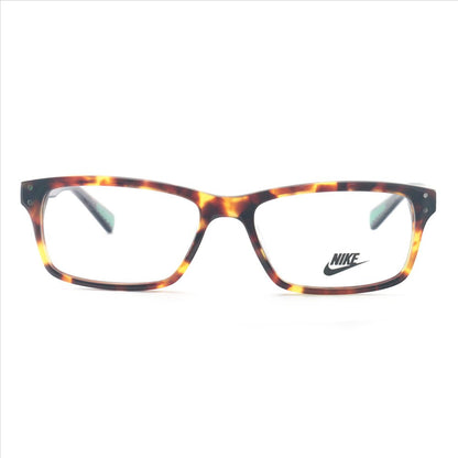 Nike Men Eyeglasses 7242 240 Matte Tortoise/Anthracite 53 16 140 Rectangle - megafashion11Monturas