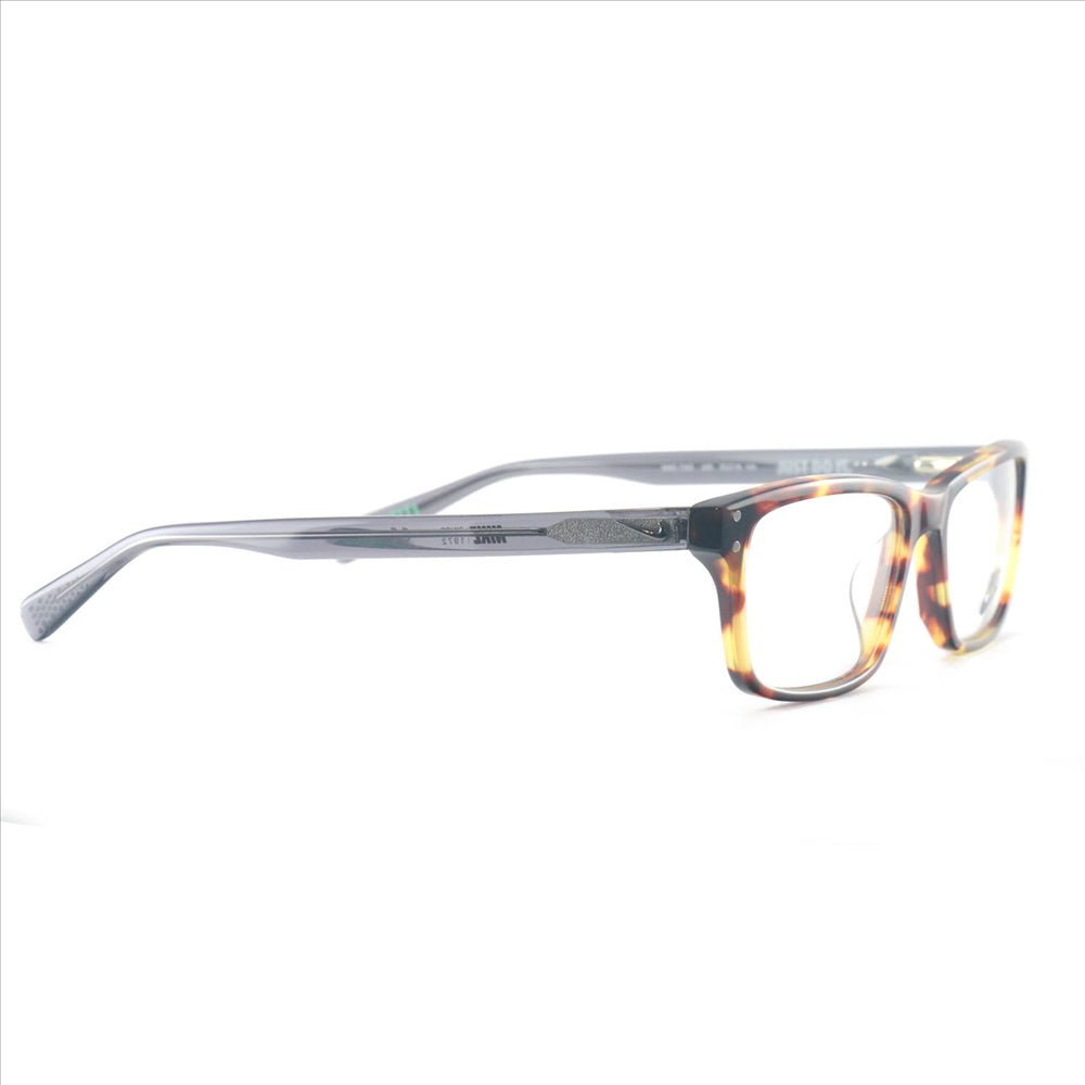 Nike Men Eyeglasses 7242 240 Matte Tortoise/Anthracite 53 16 140 Rectangle - megafashion11Monturas