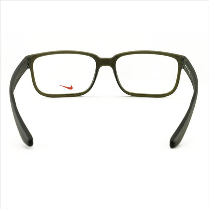 Nike Men Eyeglasses EV7102 310 Khaki Frames 55 15 140 Rectangle - megafashion11Monturas