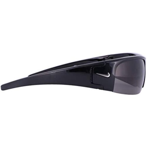 Nike Men Sunglasses EV 0325 DIVERGE 002 Shiny Black/Grey Wrap 100% UV 64-13-125 - megafashion11Sunglasses