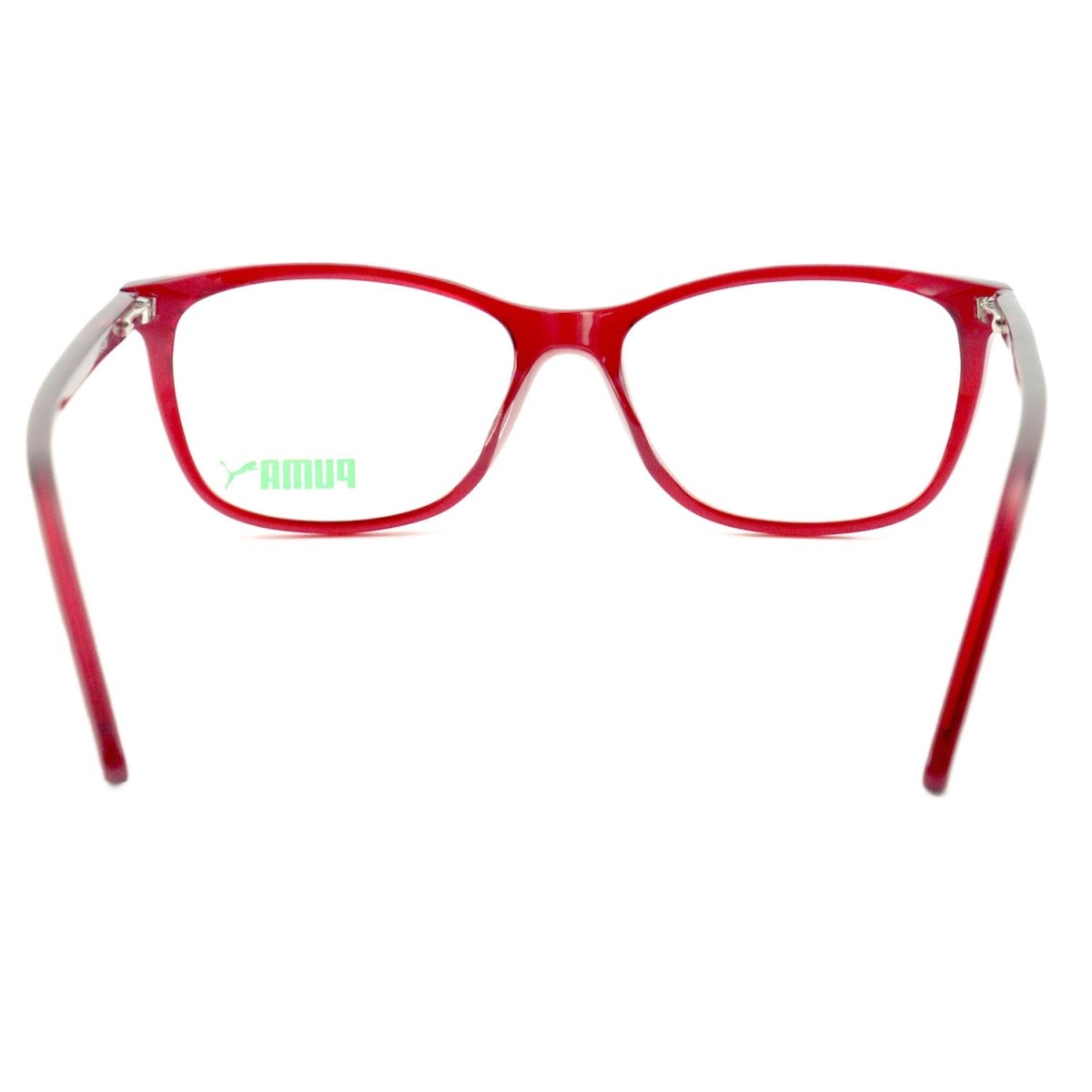 Puma Eyeglasses Men or Womens Red Frames Square 52 15 135 PE0018O 007 - megafashion11Monturas