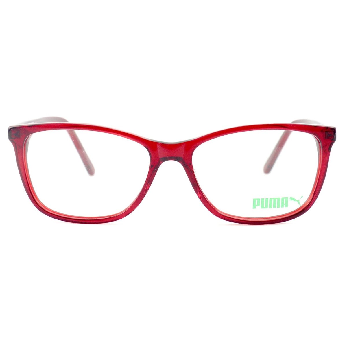 Puma Eyeglasses Men or Womens Red Frames Square 52 15 135 PE0018O 007 - megafashion11Monturas