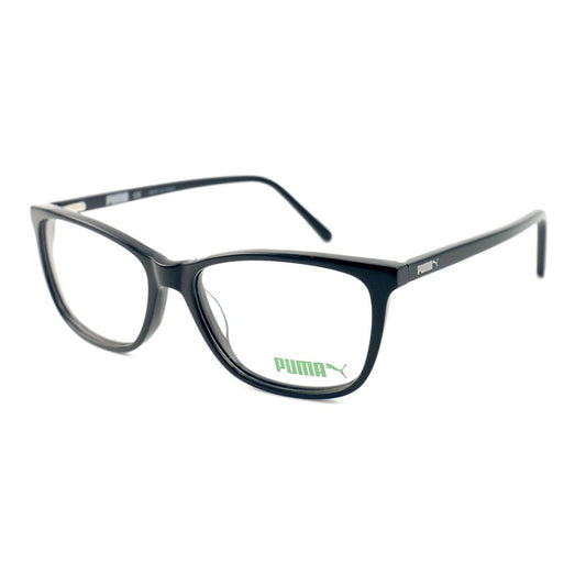 Puma Eyeglasses Womens Black Frames Square 52 15 135 PE0018O 005 - megafashion11Monturas