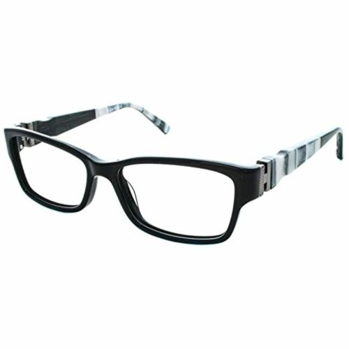 RAMPAGE Eyeglasses for Womens R 187T Black Rectangle 52-15-135 - megafashion11Monturas