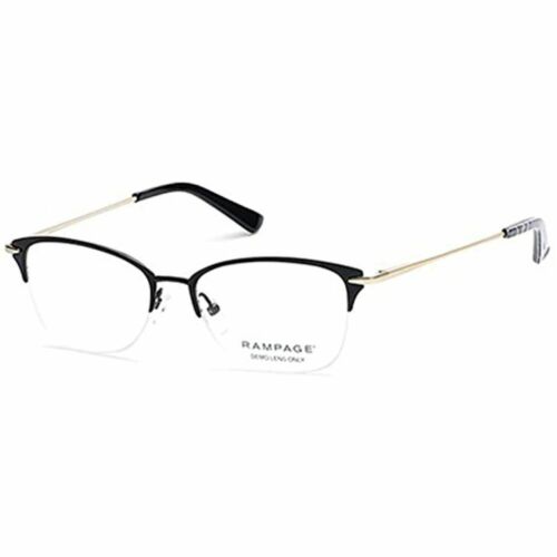 RAMPAGE Eyeglasses for Womens RA0202/O 002 Matte Black Browline 52-17-135 - megafashion11Monturas