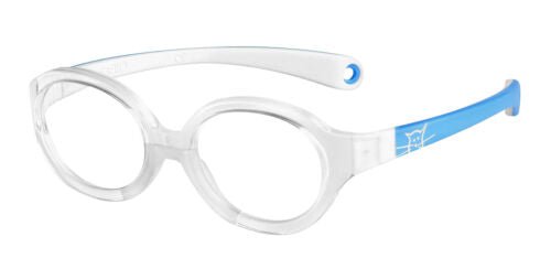 Safilo Kids 0001 Frames Eyeglasses Made in Italy Crystal/Blue/White 36 14 100 - megafashion11Monturas