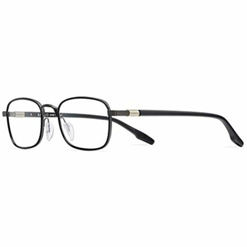 Safilo Men/Womens Metal Frame Eyeglasses Made in Italy Dark Rust Black 50 21 145 - megafashion11Monturas