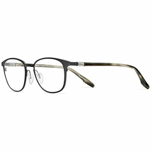 Safilo M/W Metal Frame Eyeglasses Bussola Made in Italy Matt Dark Ruth 51 19 145 - megafashion11Monturas