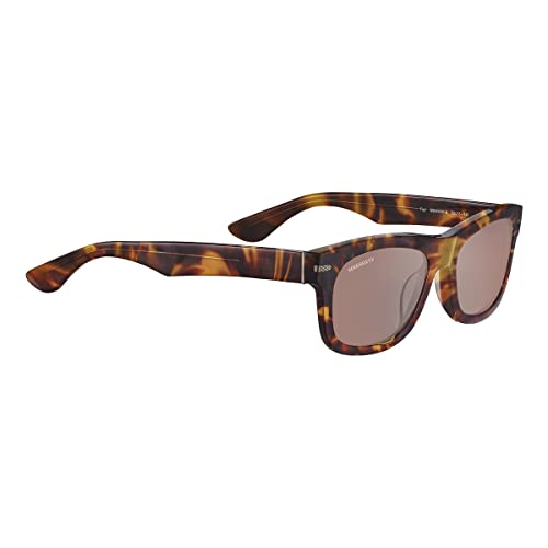 Serengeti FOYT Polarized Square Sunglasses, Shiny Origine Transparent Layer, Medium - megafashion11Sunglasses