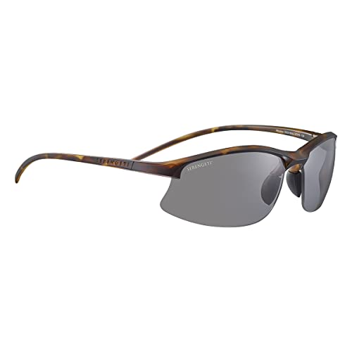 Serengeti Winslow Polarized Oval Sunglasses, Matte Tortoise, Large - megafashion11Sunglasses