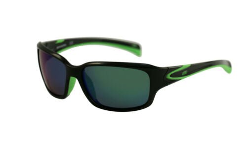 Skechers Sunglasses for Men SE5104S BLK3P Wrap Black/Green Mirrored Polarized - megafashion11Sunglasses