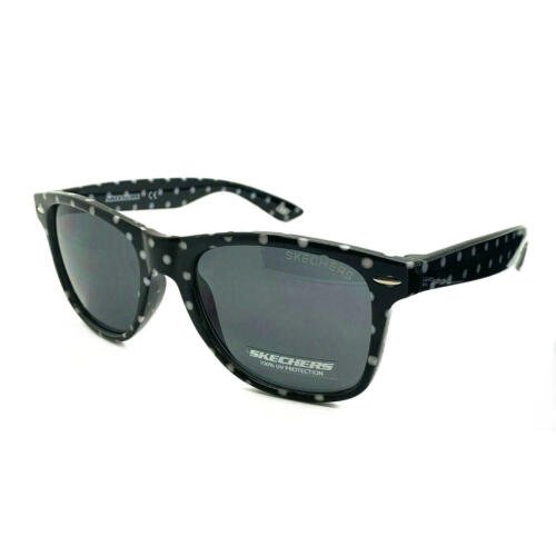 Skechers Sunglasses for women SE6042S 05A Rectangle White/Black 100%UV 54 20 140 - megafashion11Sunglasses