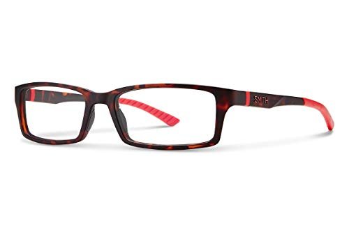 Smith Men Frames Eyeglasses Warwick 2M9 Matt Havana Red 53 17 140 - megafashion11Monturas