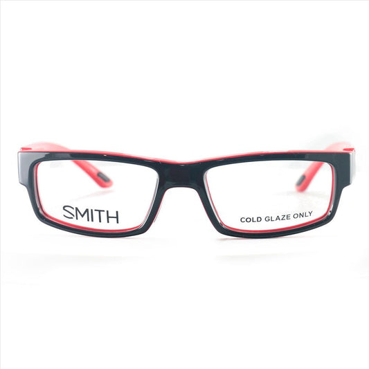 Smith Men's Eyeglasses Odyssey MV5 Black/Fire Red 53 19 140 Frames Rectangle - megafashion11Monturas