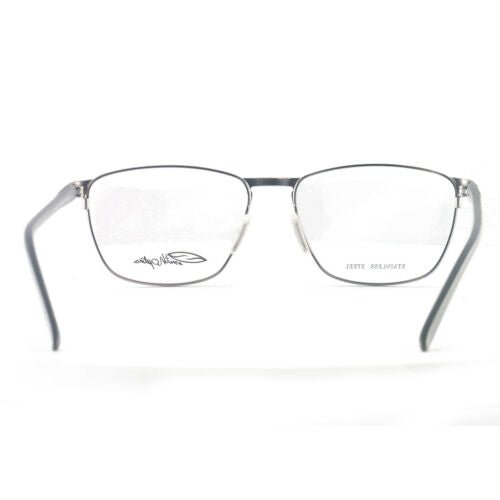 Smith Optics Men Eyeglasses Ralston GVQ Ruthenium 56 16 140 Stainless Steel Squa - megafashion11Monturas