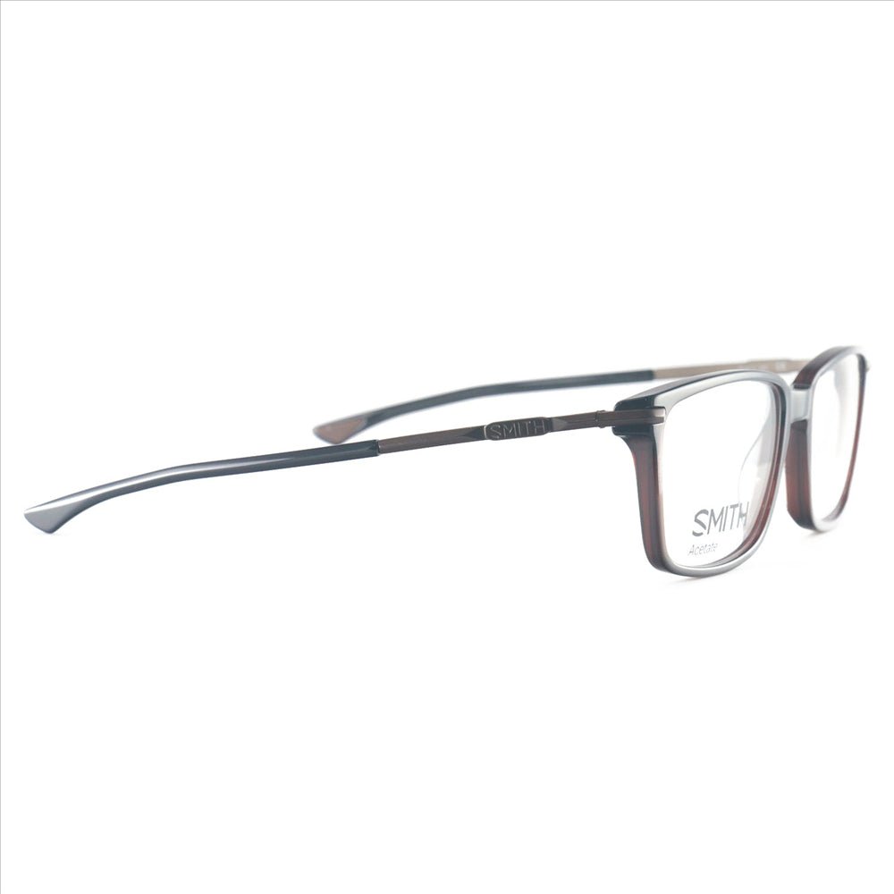 Smith Optics Men or Womens Eyeglasses Pryce GGN Brown 55 17 140 Frames Rectangle - megafashion11Monturas