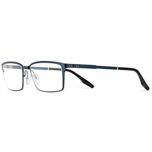 Titanium Eyeglasses for Men/Womens Matte Blue 54-17-140 by Safilo made in Italy - megafashion11Monturas